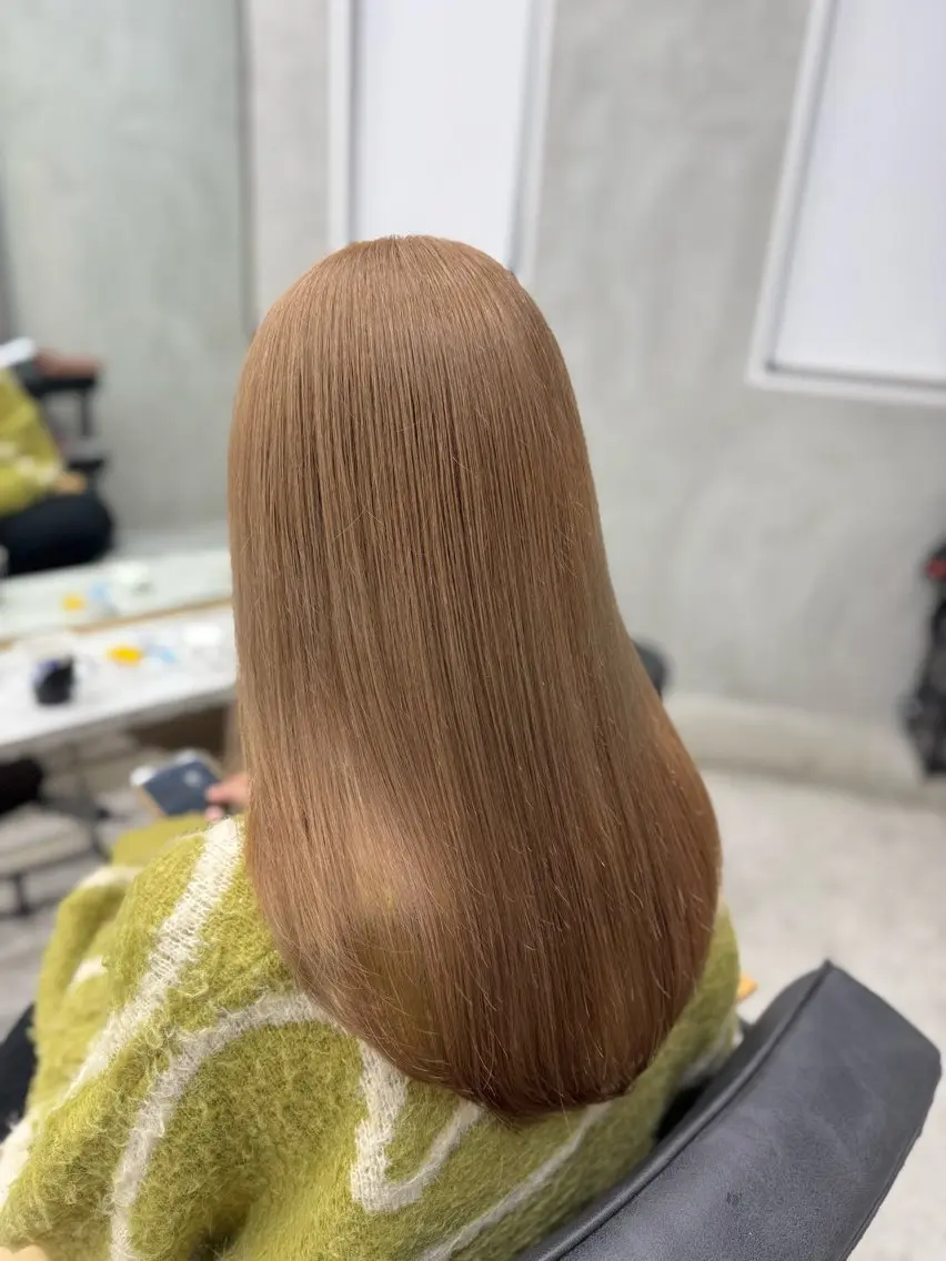 ロング カラー ブリーチ ケアカラー トリートメント 似合わせカラー/ヘア セット💐本多恵美のヘアスタイル