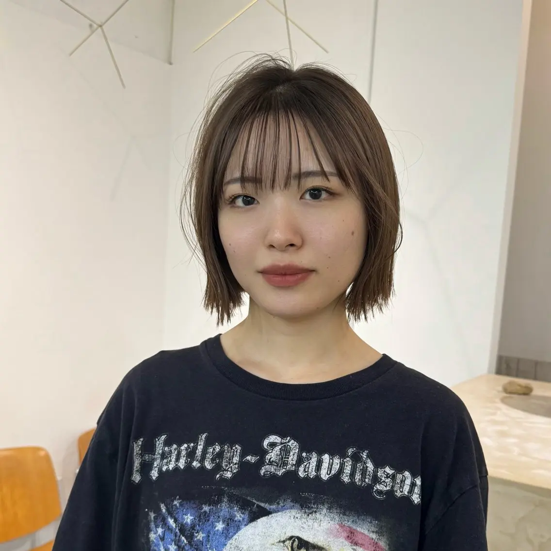 カラー 透明感カラー ヘアカラー トリートメント ヘッドスパ 清水愛果/似合わせ カット/透明感カラーのヘアスタイル