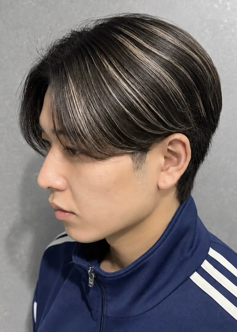 ショート カラー メンズ カット ヘアカラー est-r. Shionのヘアスタイル