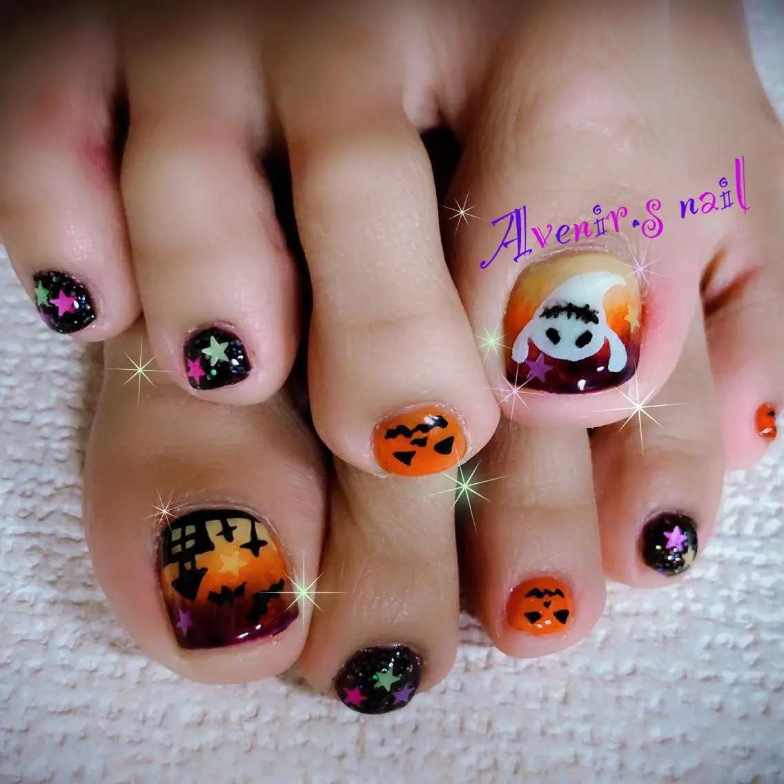ネイル アートネイル ハロウィン Home Salon Avenir.のネイルデザイン