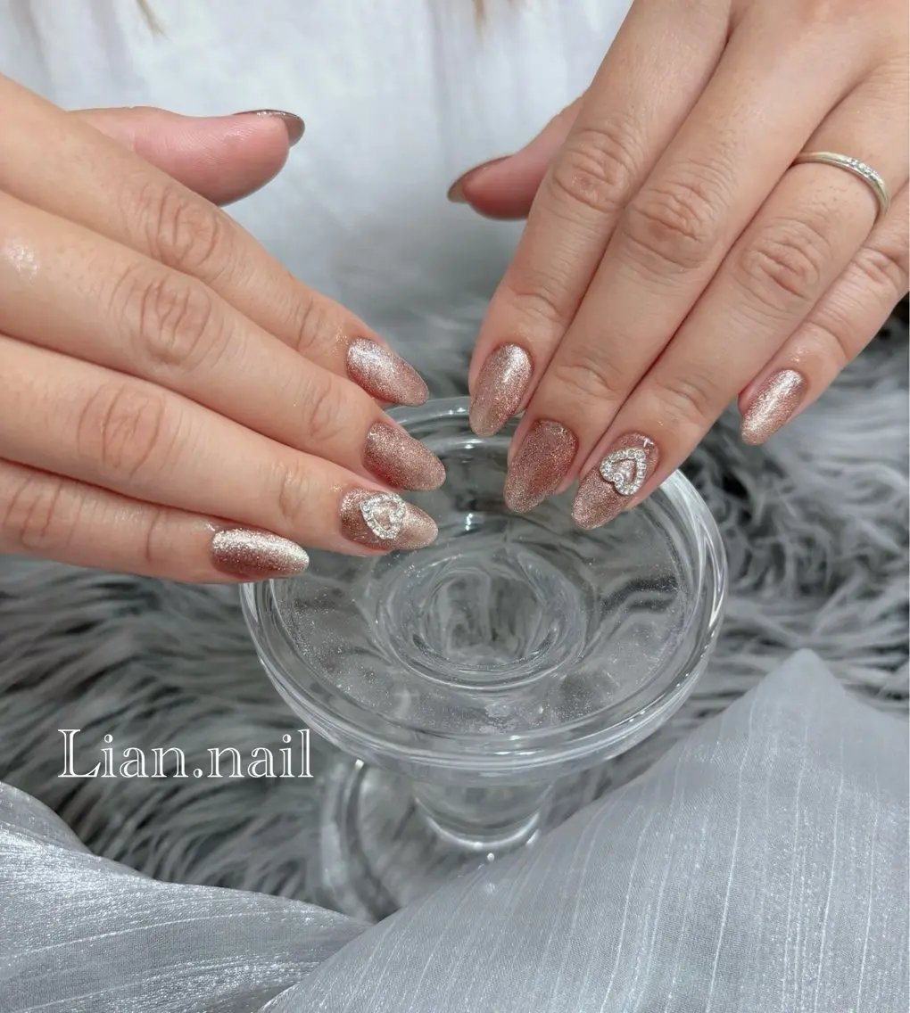 ネイル マグネットネイル ハンドネイル Lian nailのネイルデザイン