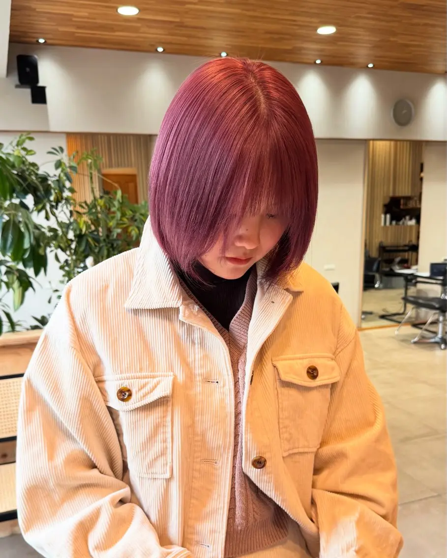 ショート 愛花/久屋大通/ 切りっぱなしボブのヘアスタイル