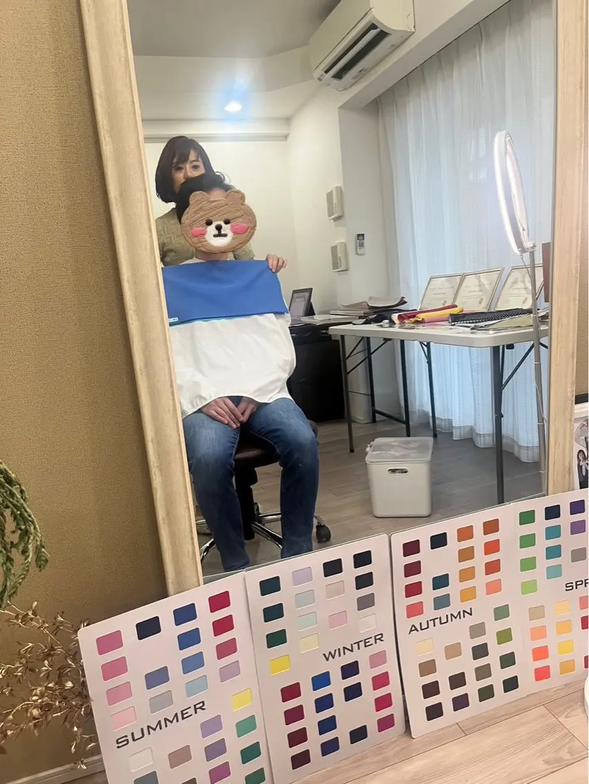 ショート カラー メンズ パーソナルカラー診断 骨格診断 顔タイプ診断 北新地堂島人気店 ラ・ヴェリーテのエステ・リラクイメージ