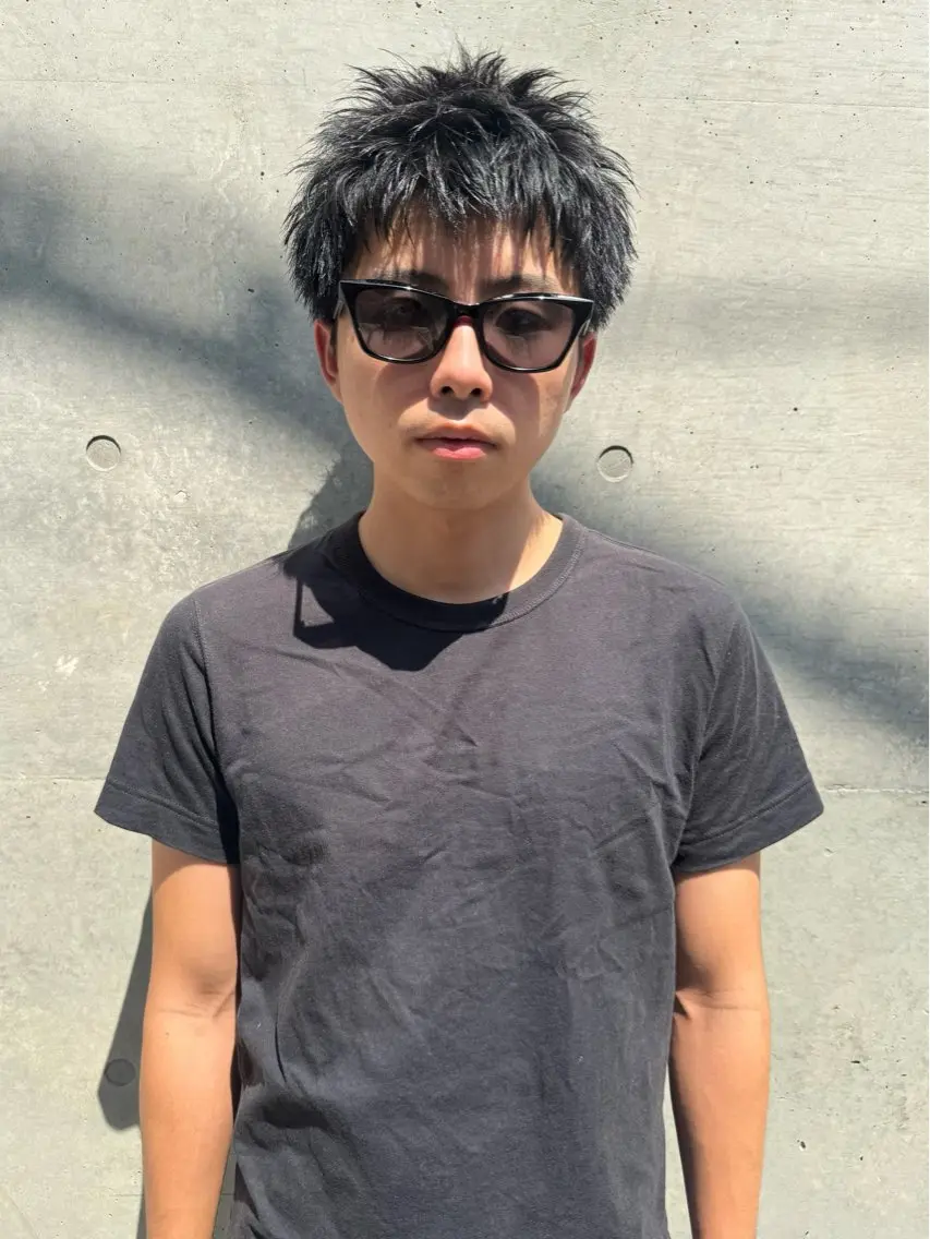 ショート メンズ スパイキーショート ショートヘア 神田橋 翔太郎のヘアスタイル