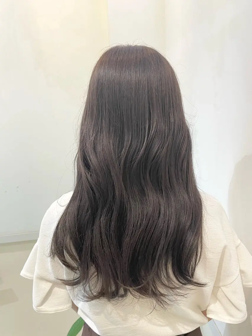 ロング カラー カット ヘアカラー トリートメント 髪質改善カラー🤍 エクステ✨君島由実子のヘアスタイル