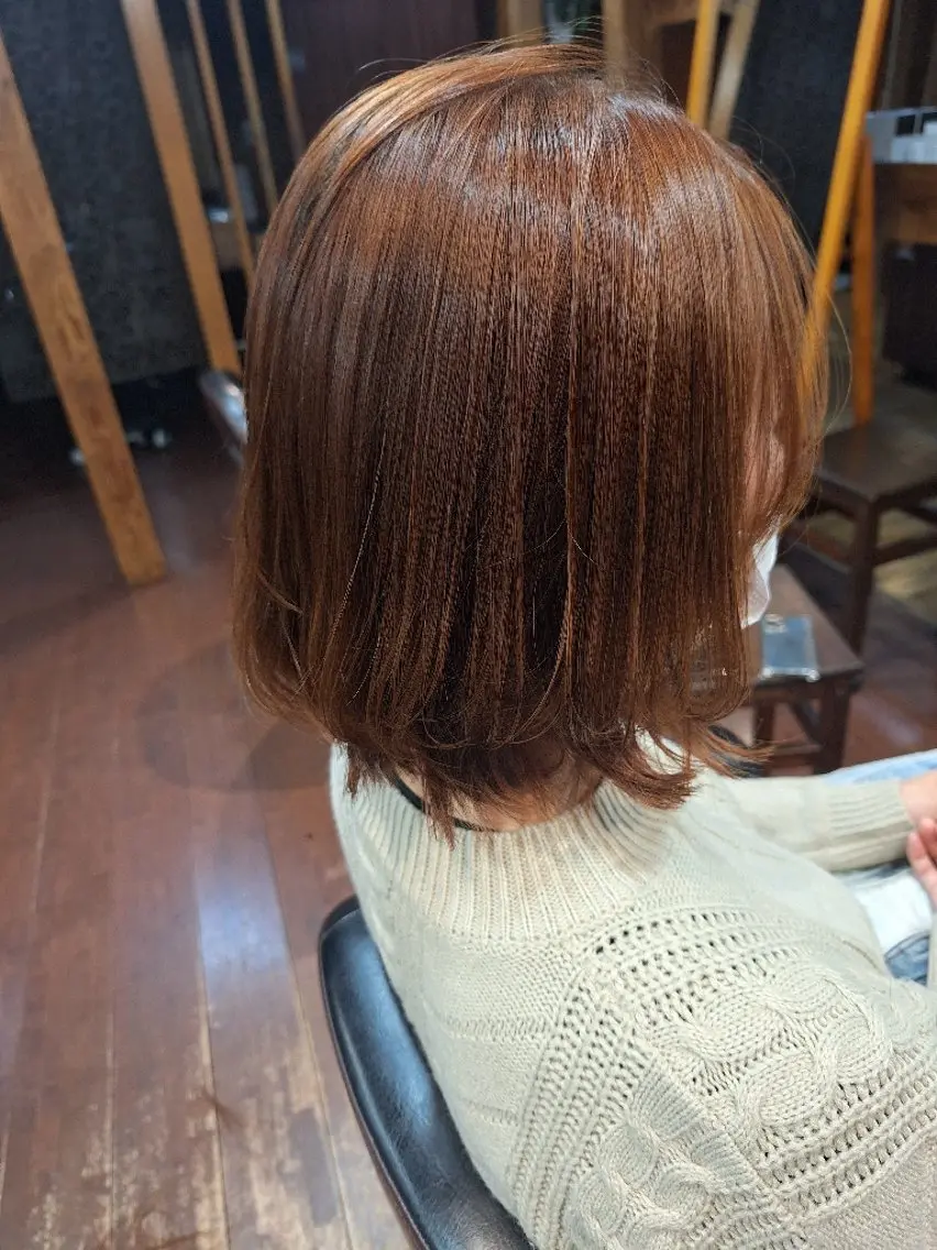 ミディアム ミディアムレイヤー レイヤーカット 飯田 仁美のヘアスタイル