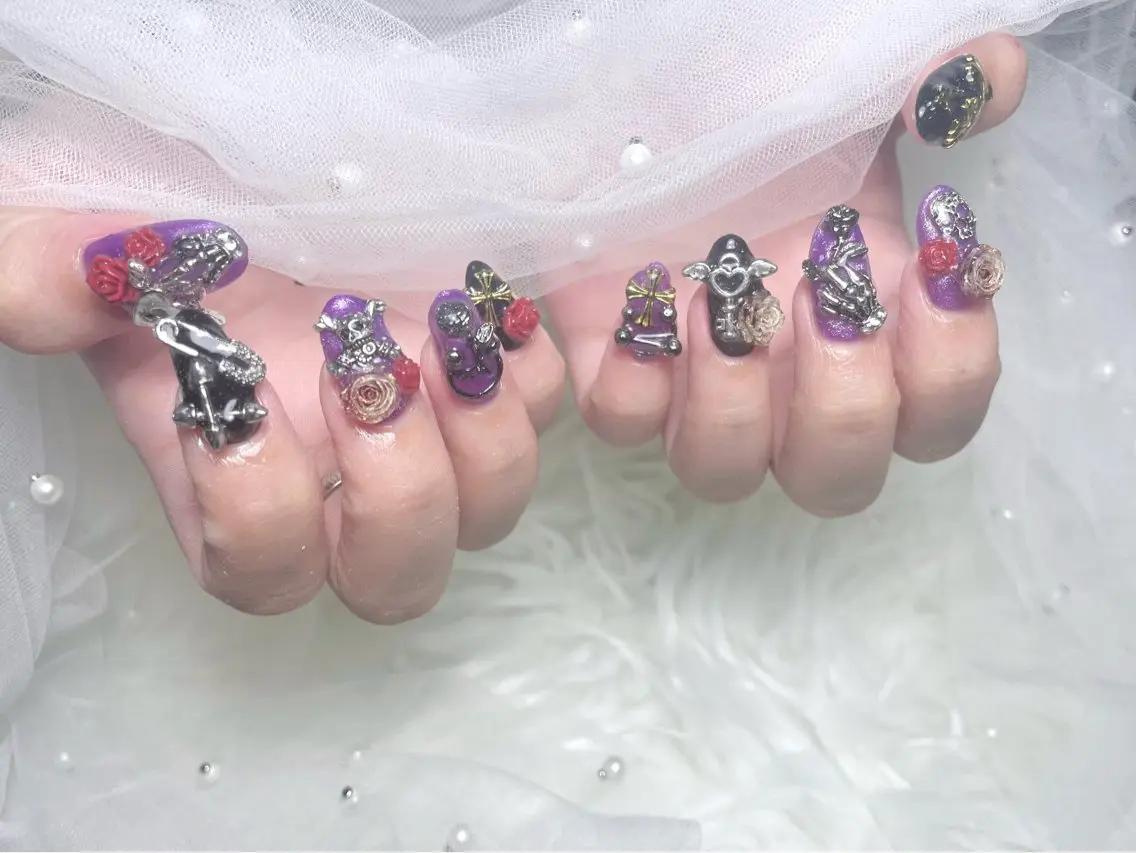 ネイル ハンドネイル IBUKI PEEKABOO梅田のネイルデザイン
