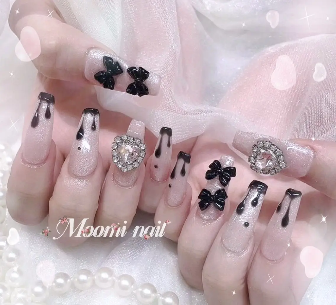 ネイル アートネイル 成人式 長さ出し フットネイル フレンチネイル moomi nail スカルプ専門のネイルデザイン