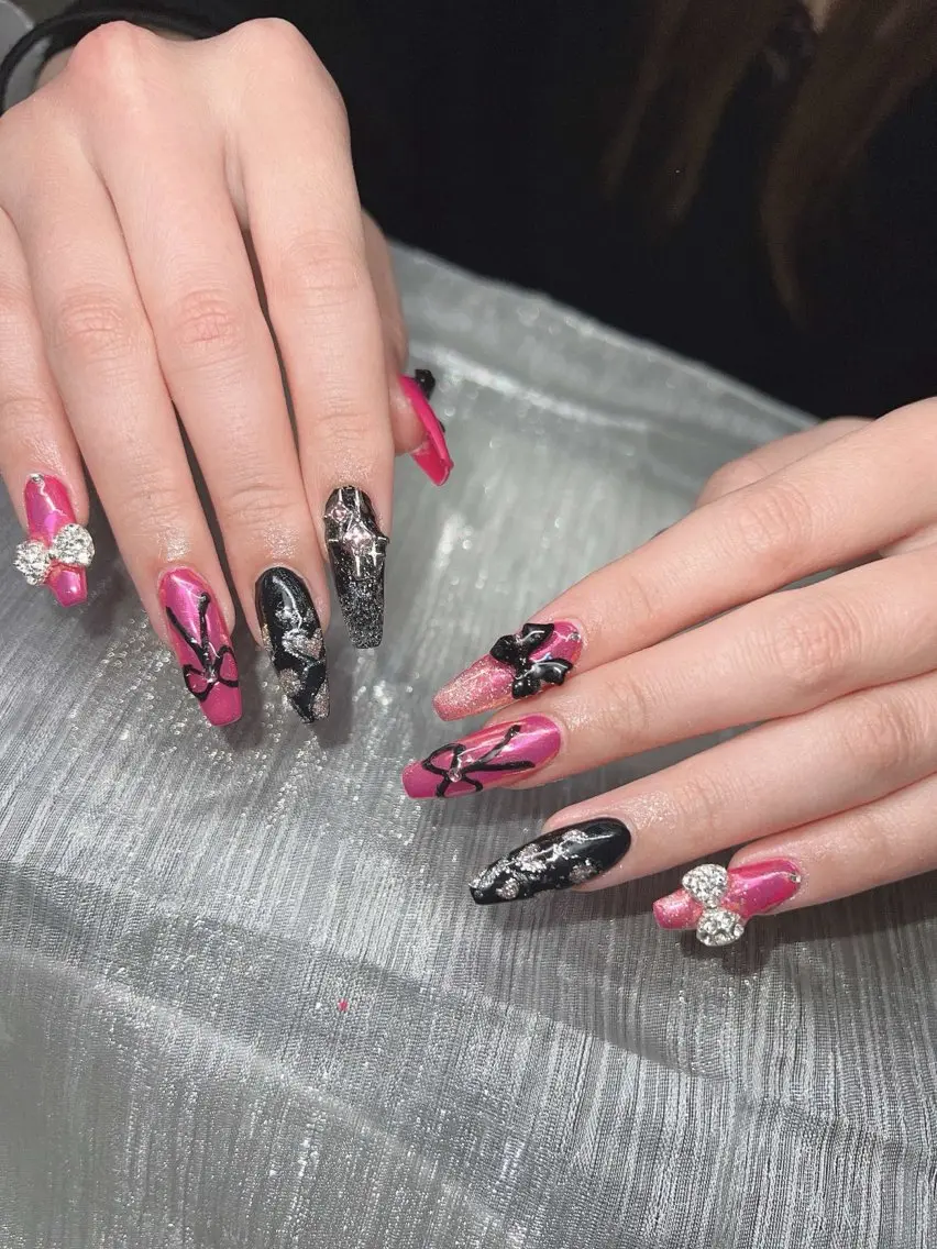ネイル オーロラネイル チークネイル 長さ出し フットネイル フレンチネイル Lee Nails チップ長さだし専門店のネイルデザイン