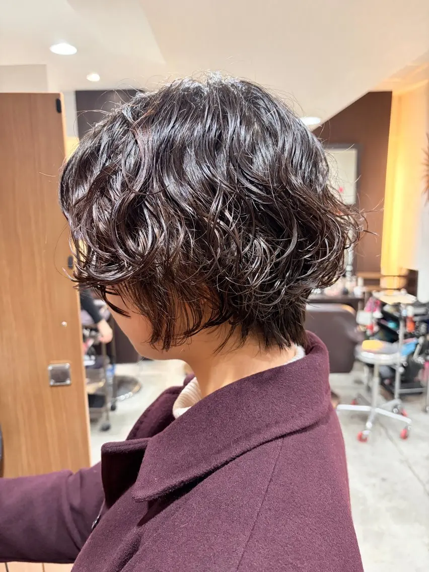 【垢抜け*】似合わせカット+デジタルパーマ+aujuaトリートメントの写真
