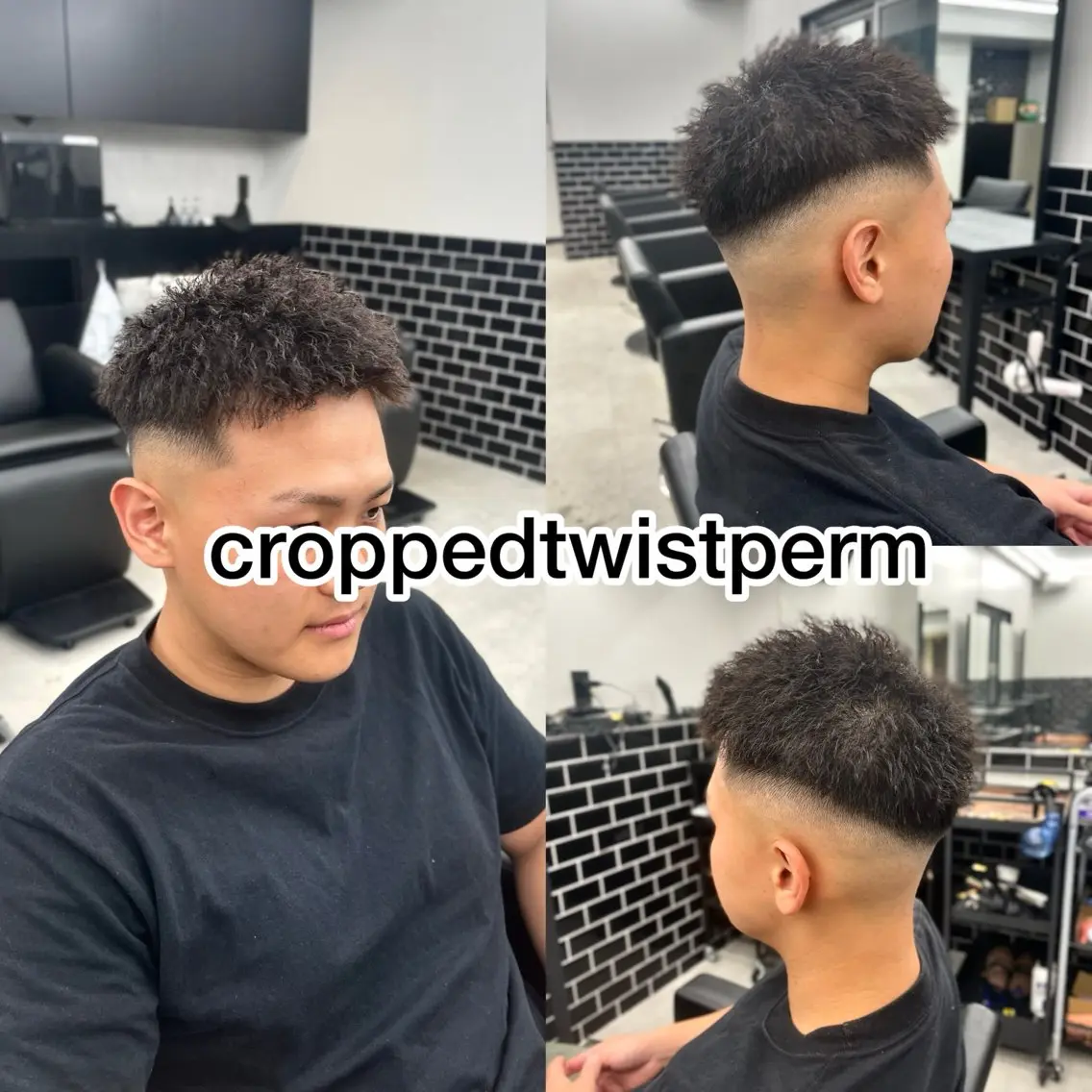ショート パーマ メンズ メンズパーマ メンズツイストパーマ ツイストパーマ カット パーマ 清藤 竜輝のヘアスタイル