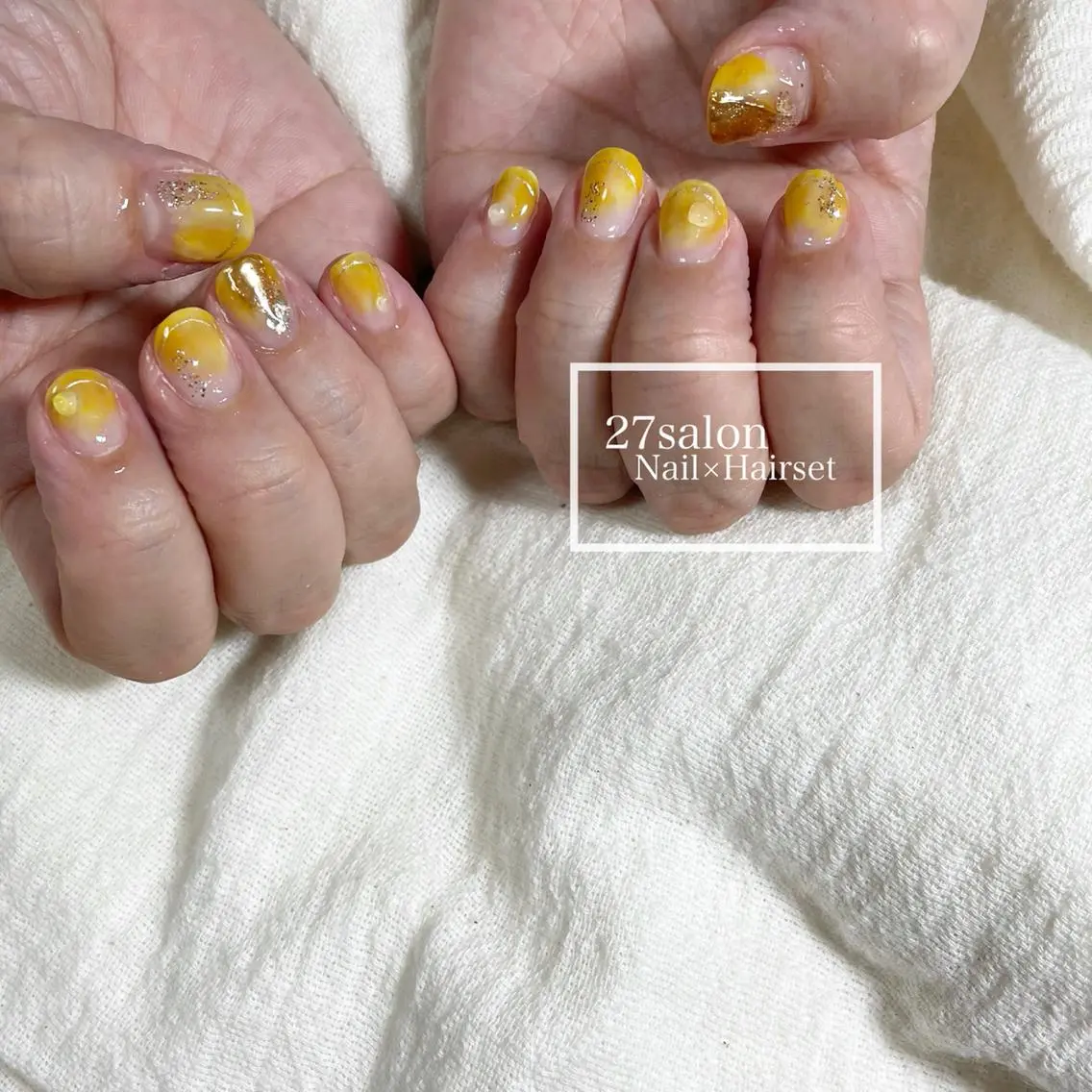 ネイル ショートネイル 27salon yuinaのネイルデザイン
