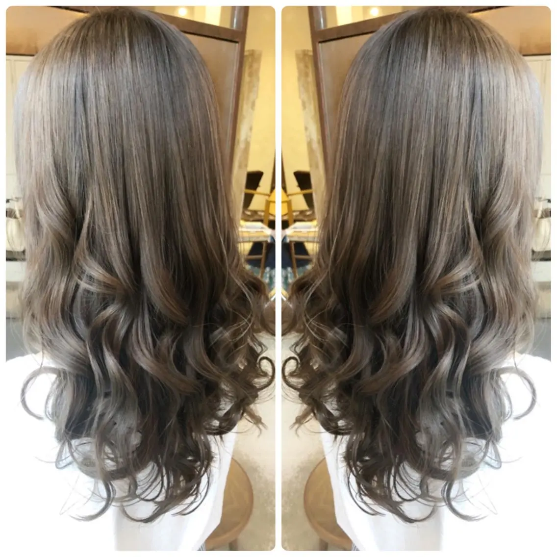 セミロング カラー グレージュ カット ヘアカラー トリートメント 小山内 龍一郎 店長のヘアスタイル