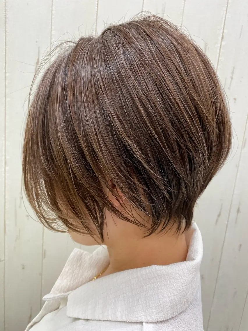 ショート Okazaki Tatsuyaのヘアスタイル