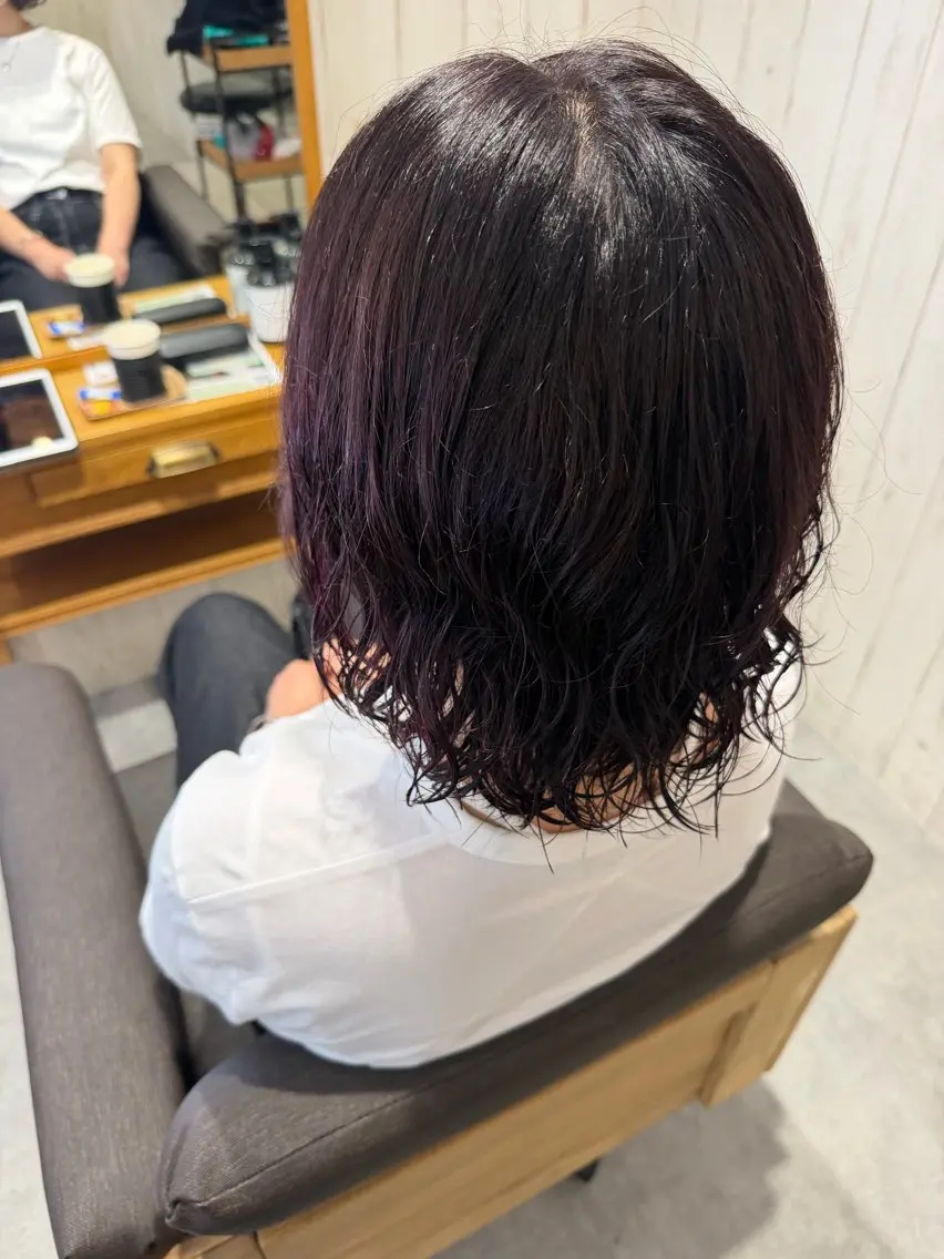 カラー 阿部 楓のヘアスタイル