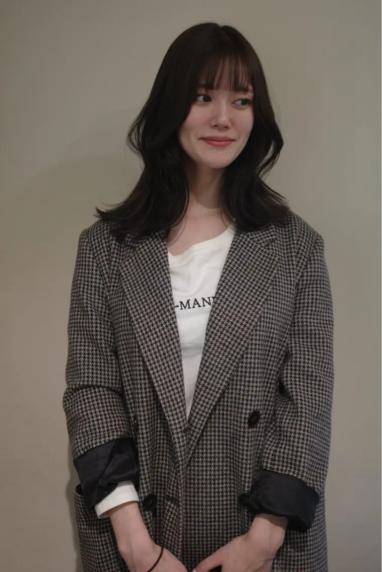 ロング カラー アディクシーカラー バレイヤージュ ブリーチ デザインカラー ダブルカラー opus 店長大和 レイヤー/赤み消しのヘアスタイル