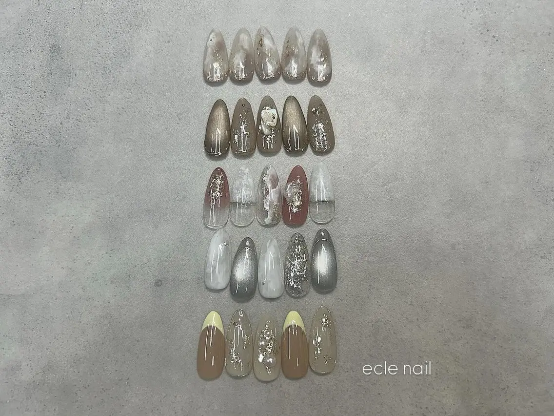 ネイル ハンドネイル écle nail&eyeのネイルデザイン