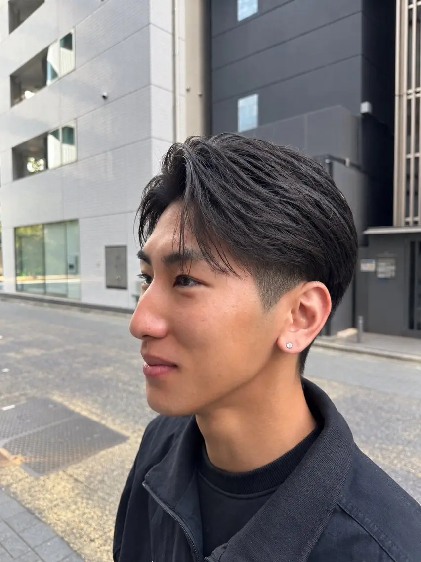ミディアム メンズ 池内 勇輝のヘアスタイル
