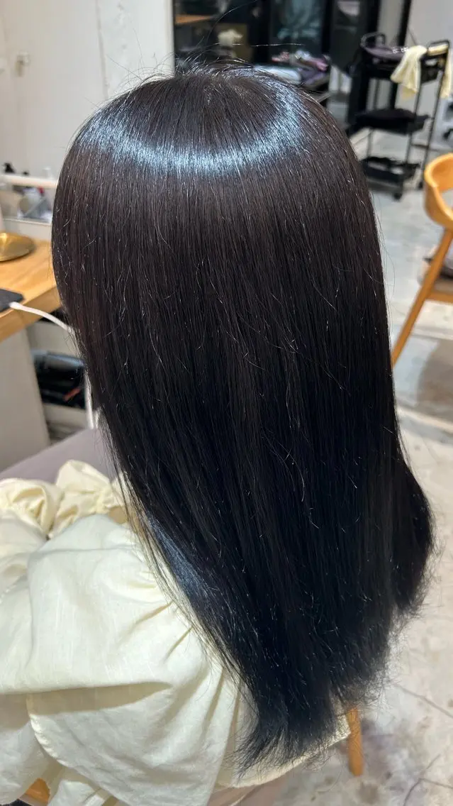 セミロング カラー 💖竹島 遥楓💖のヘアスタイル