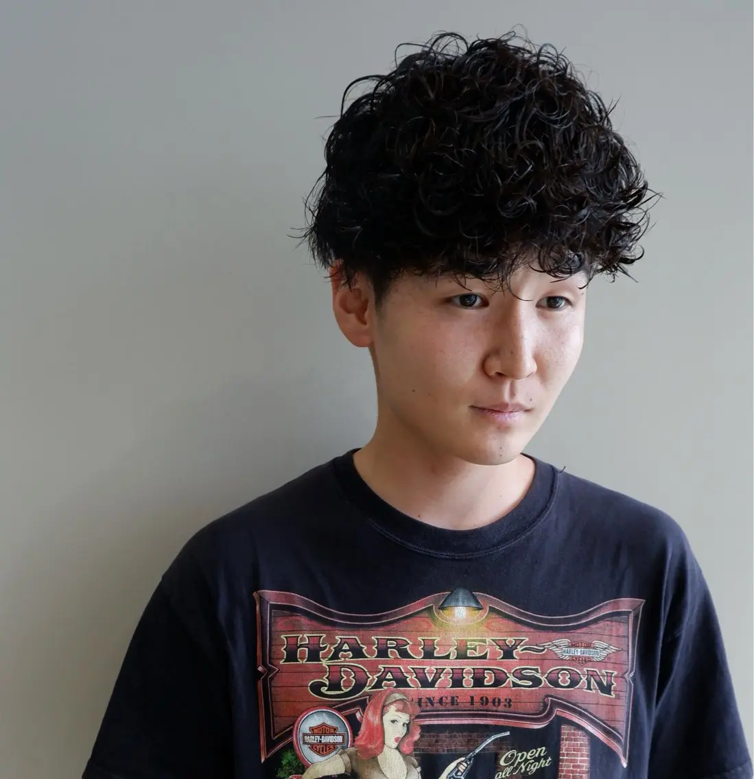パーマ メンズ 稲葉 佳のヘアスタイル