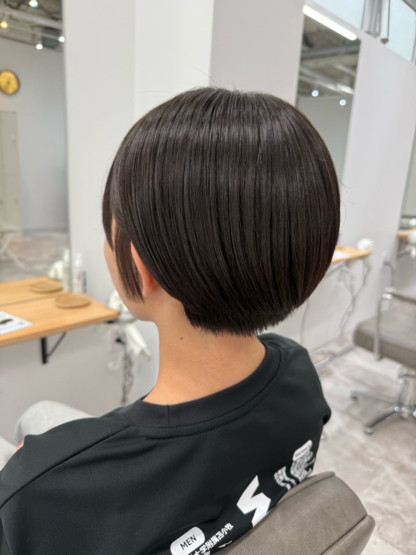 ショート パーマ カット 縮毛矯正 亀井 啓汰のヘアスタイル
