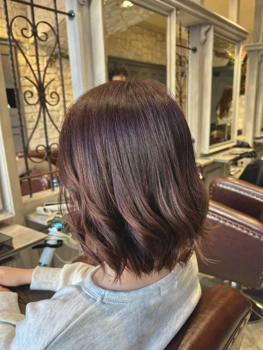 ミディアム カラー 🫧大滝 いくみ🌿辻堂のヘアスタイル