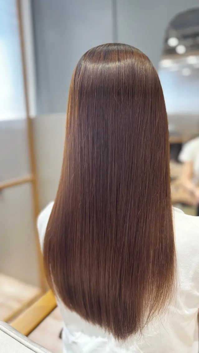 ロング 縮毛矯正 髙橋 誉英のヘアスタイル