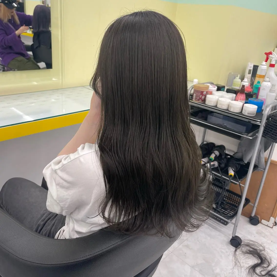 ミディアム カラー ヘアアレンジ カット ヘアカラー トリートメント 【透明感×レイヤー】 🍃RIKU🍃のヘアスタイル