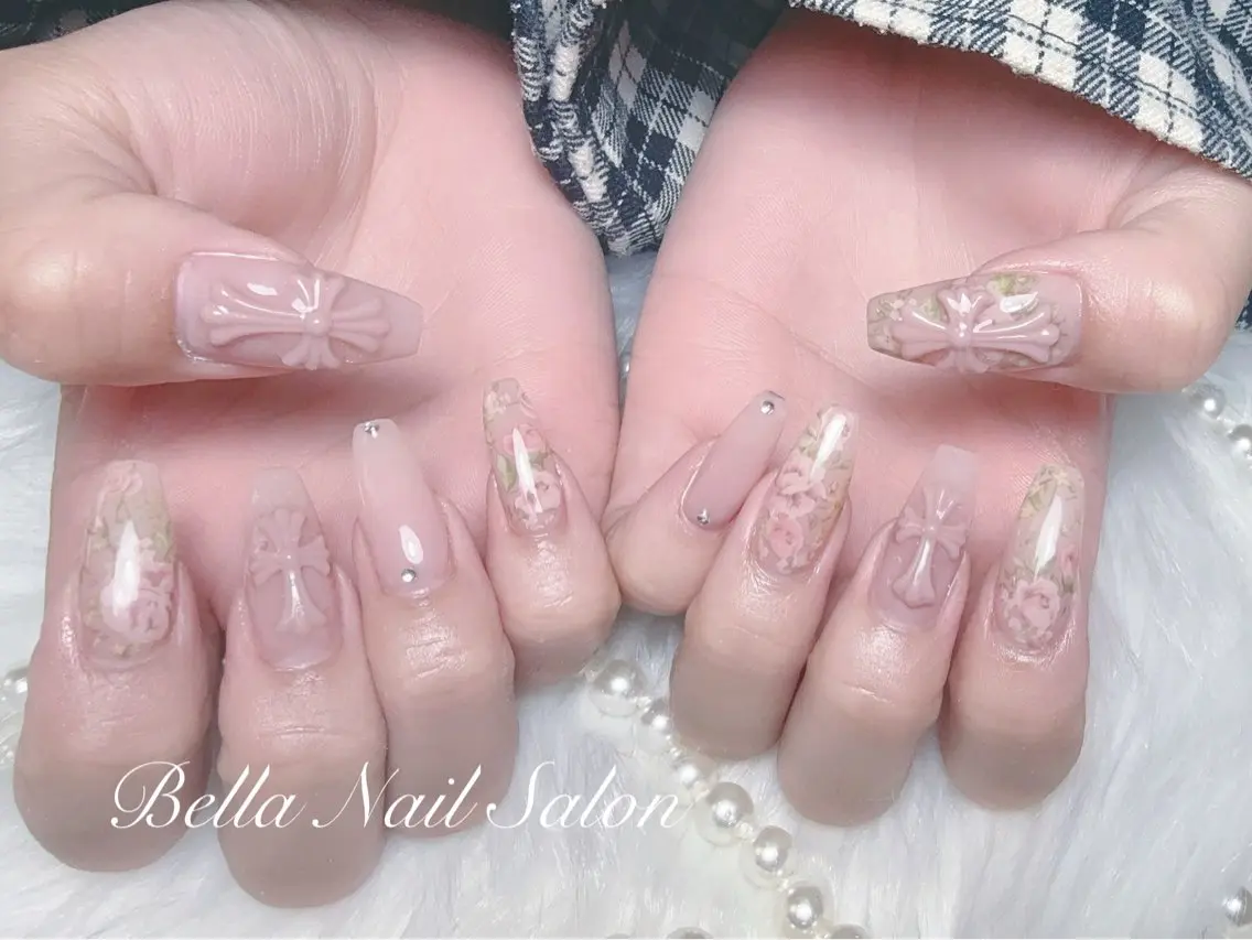 ネイル ハンドネイル Bella Nail Salonパラジェルのネイルデザイン