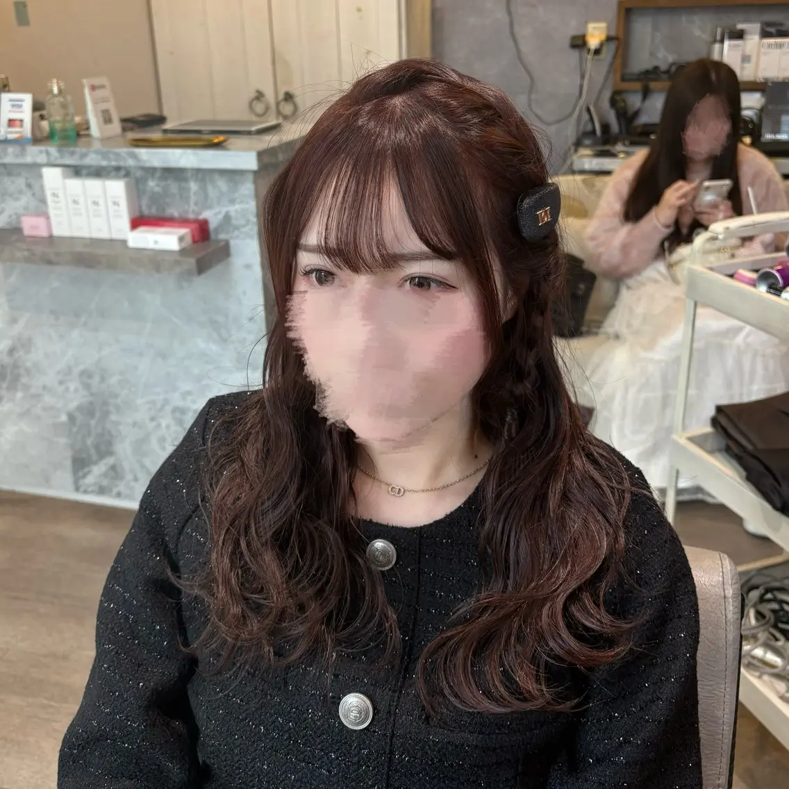 ヘアアレンジ ヘアセット ゆ ののヘアスタイル