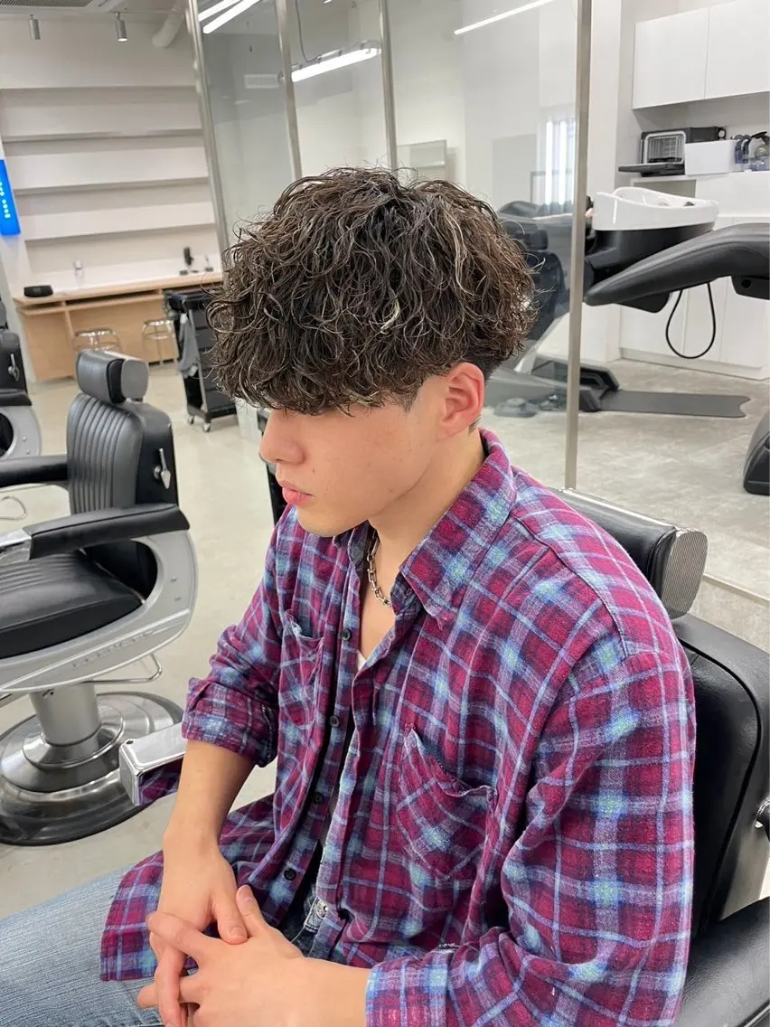 メンズ カット パーマ トリートメント SEIYA メンズパーマ職人のヘアスタイル