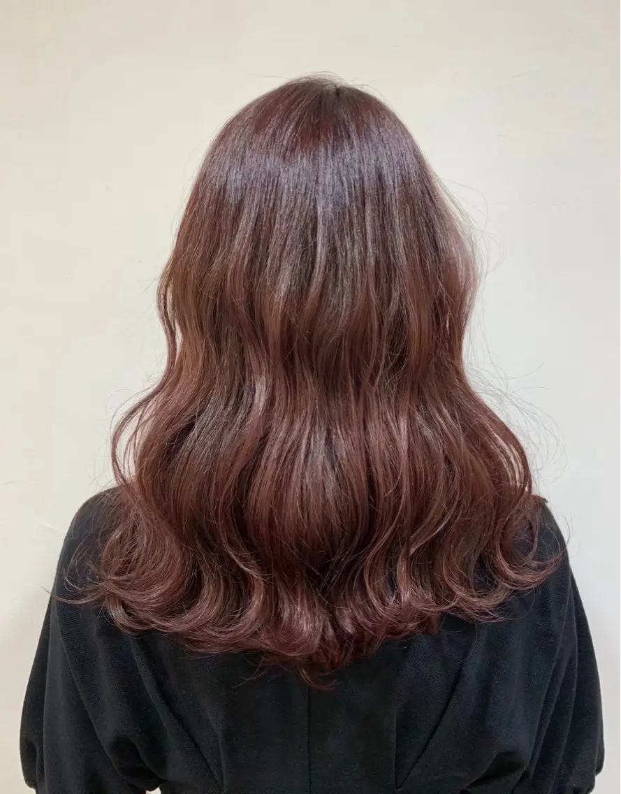 ミディアム カラー ブラウンカラー ヘアカラー 田中 美咲のヘアスタイル