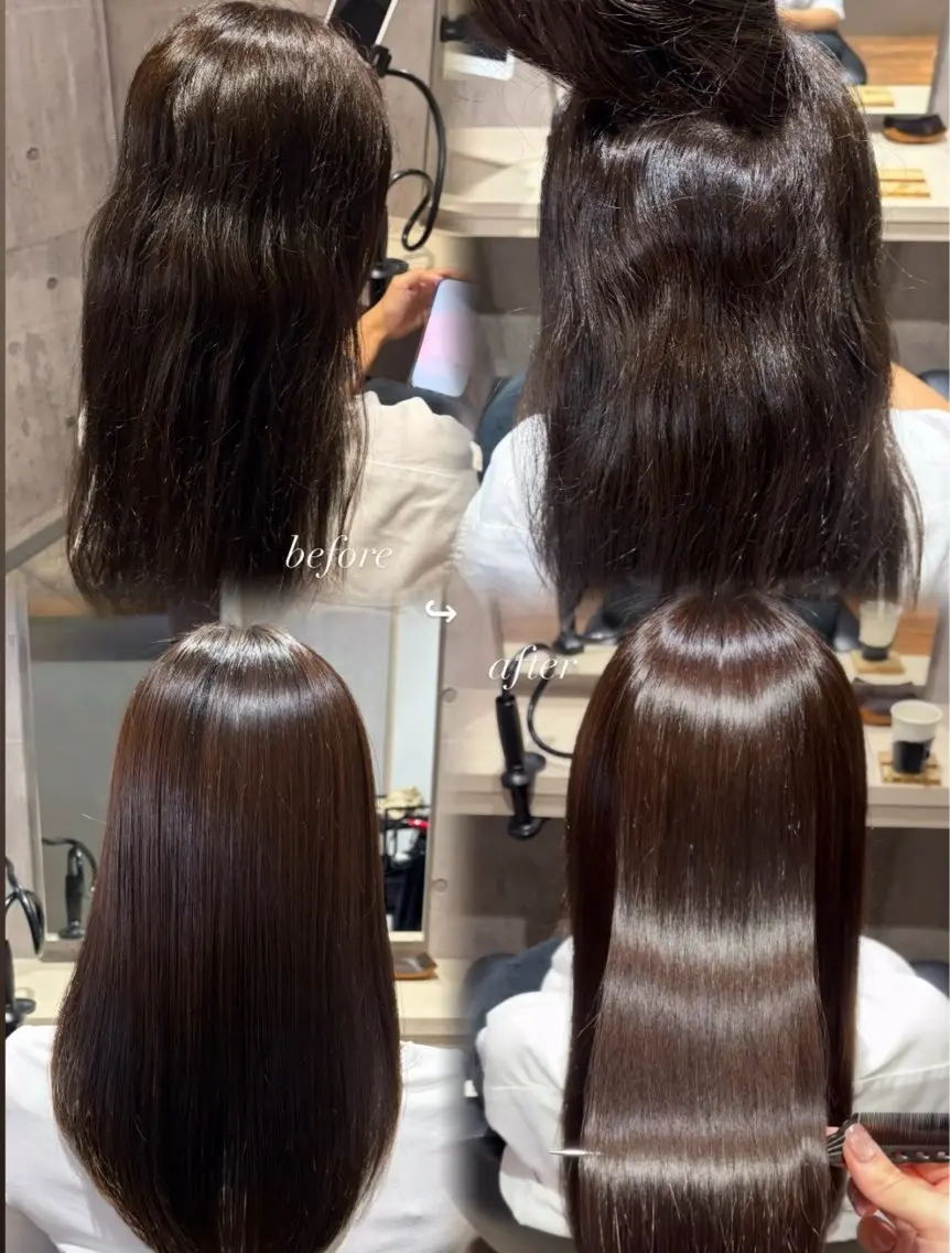 ロング YURI ［西大分／美髪矯正］のヘアスタイル
