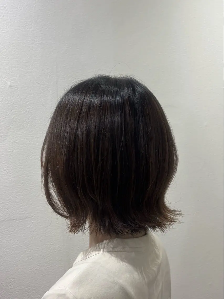 ミディアム 切りっぱなしボブ ボブ 佐野 清良‎🍒♡のヘアスタイル
