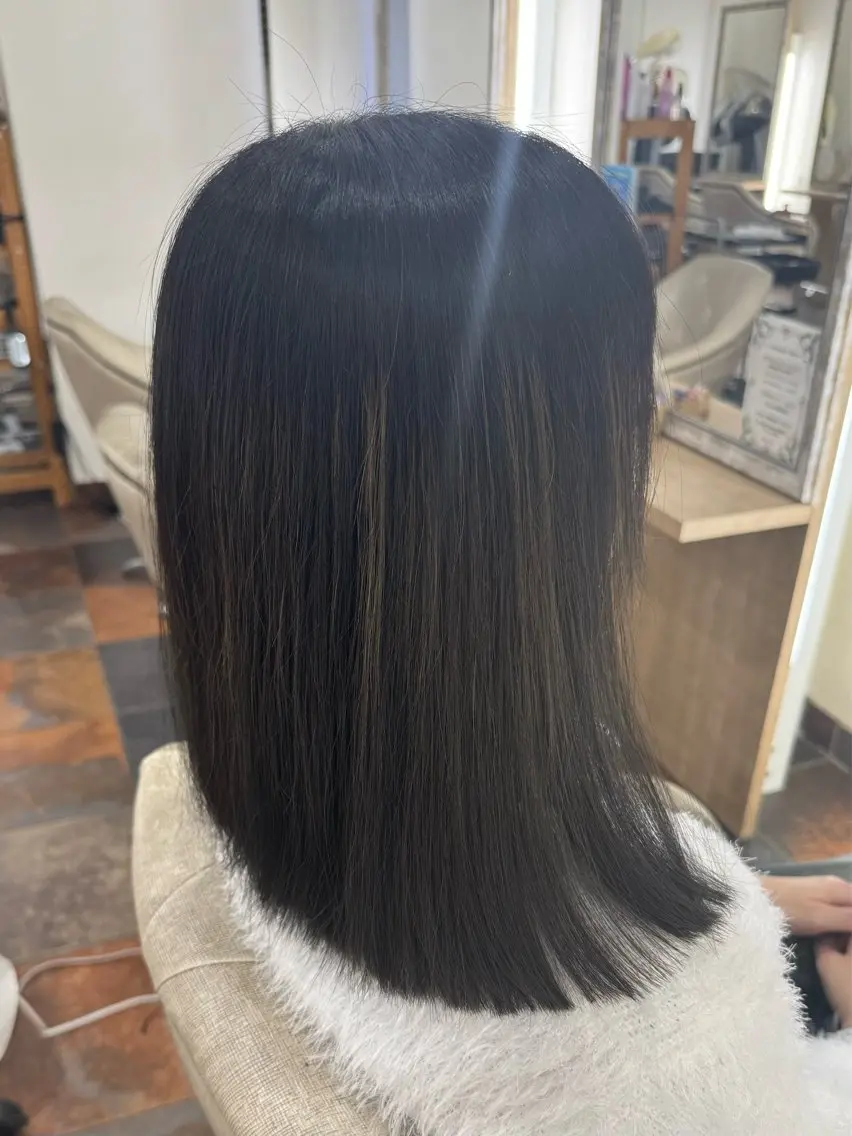 ミディアム カット さくら🍒ツヤ髪 /似合わせカラーのヘアスタイル