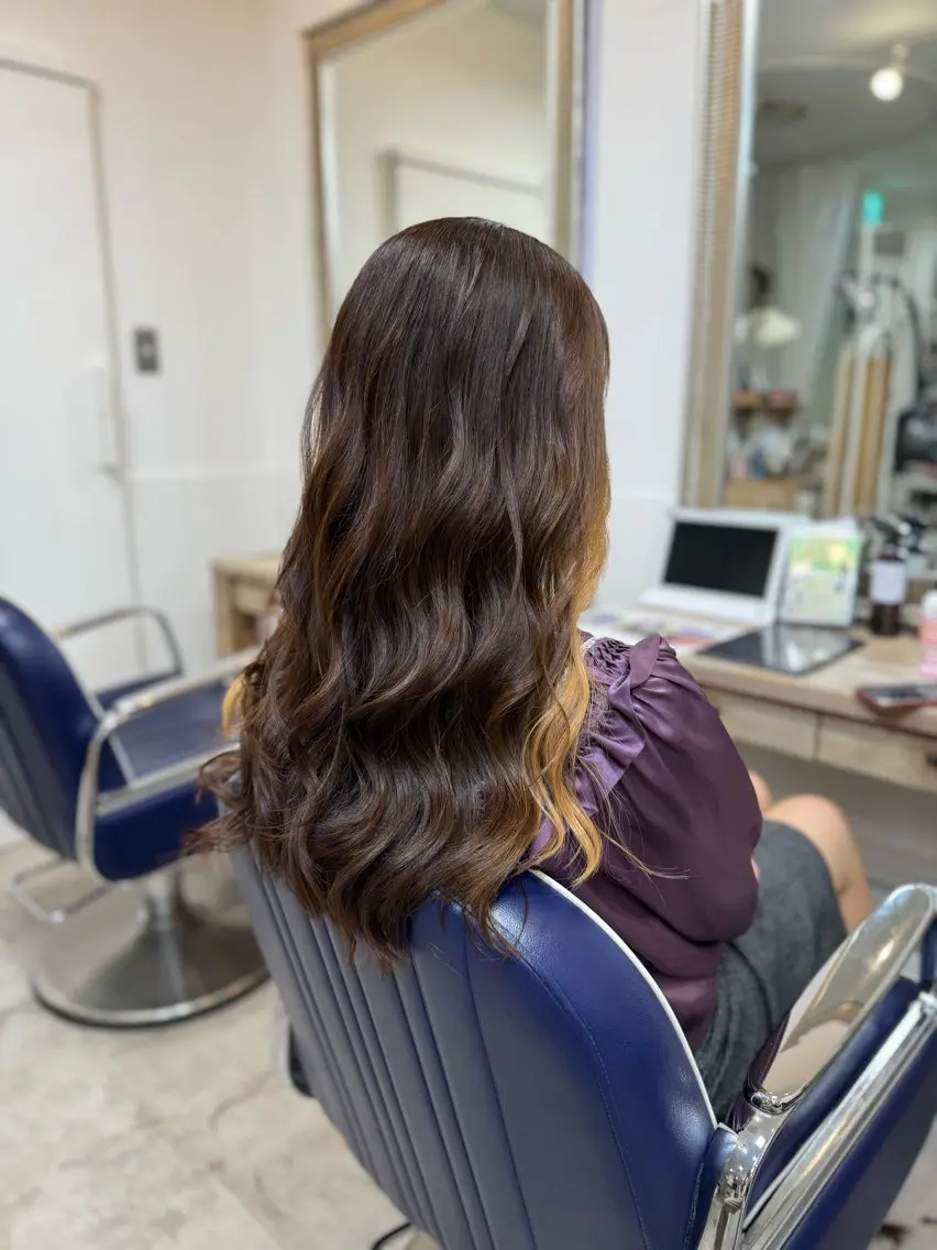 ロング 仲田 大記のヘアスタイル