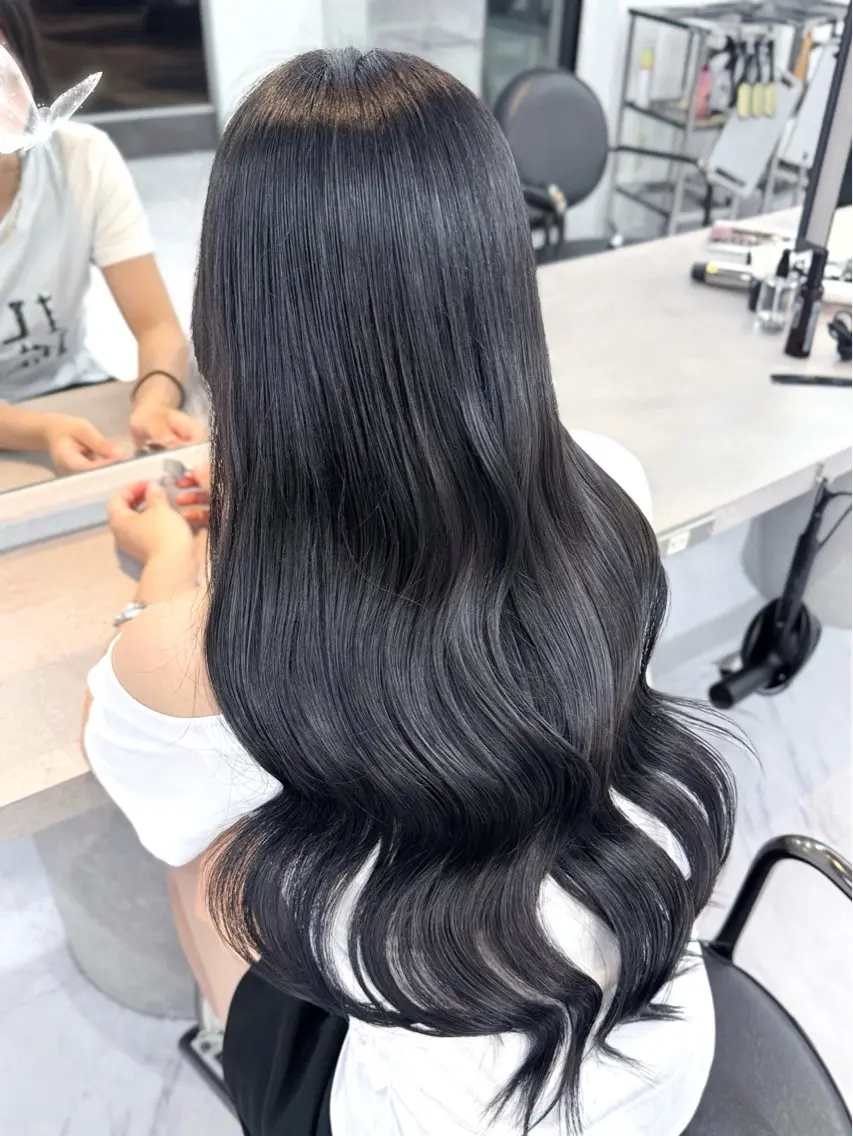 ロング ヘアカラー トリートメント ヘアセット レオ /ViVIEのヘアスタイル