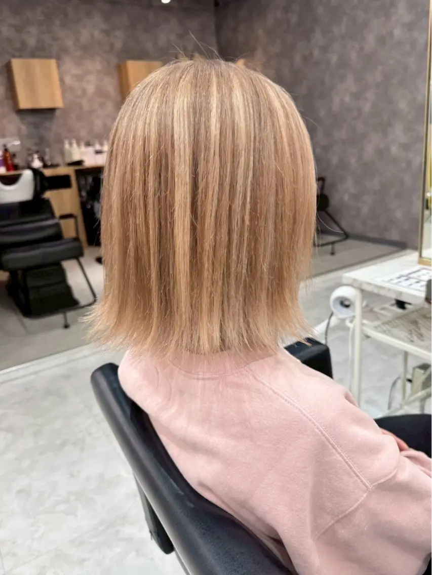 ミディアム カラー 🎀推しカラー🎀 Harunaのヘアスタイル