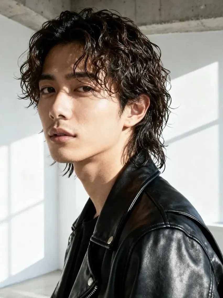 パーマ メンズ 安藤幹人 メンズパーマのヘアスタイル