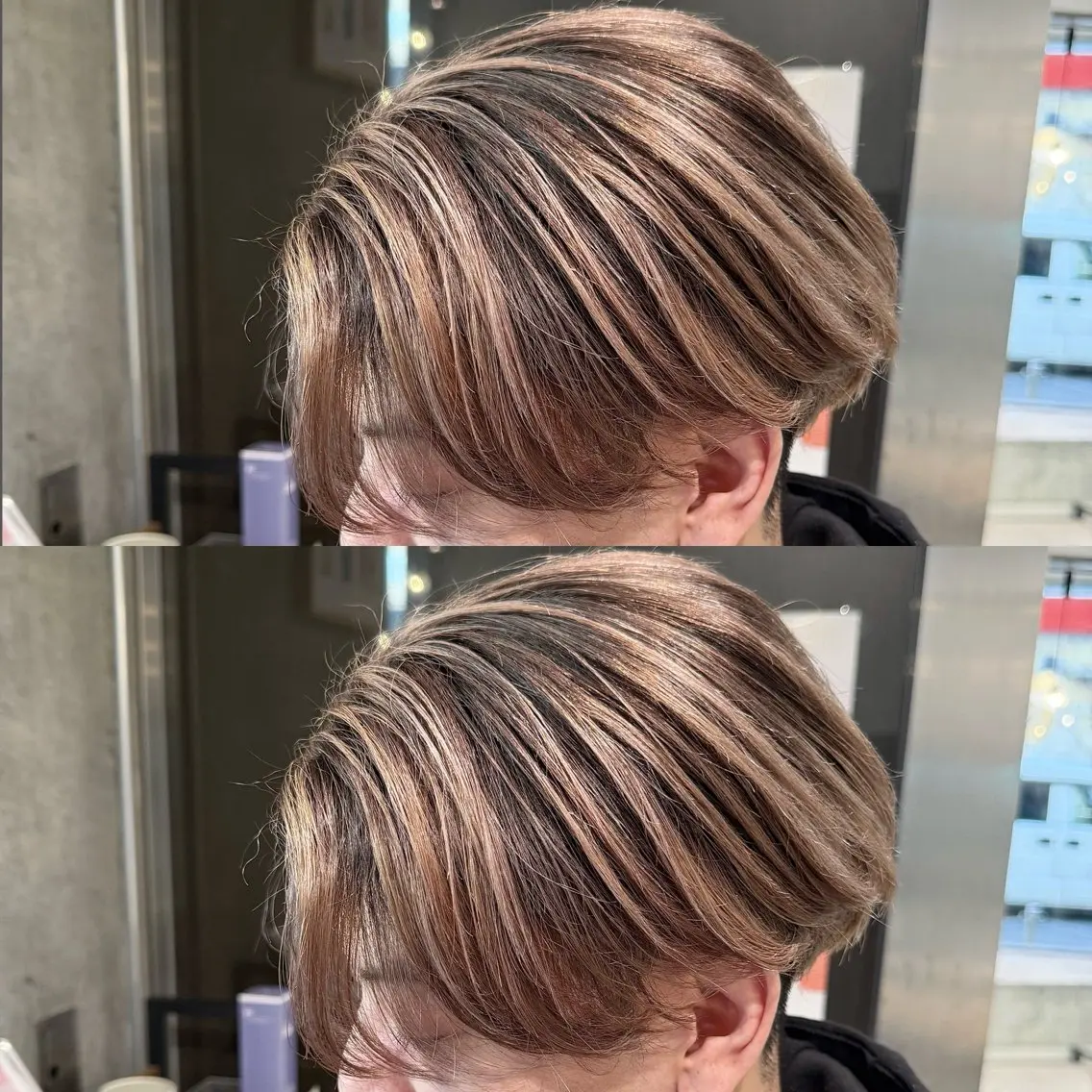 カラー メンズ 似合わせ 鈴木俊輔のヘアスタイル
