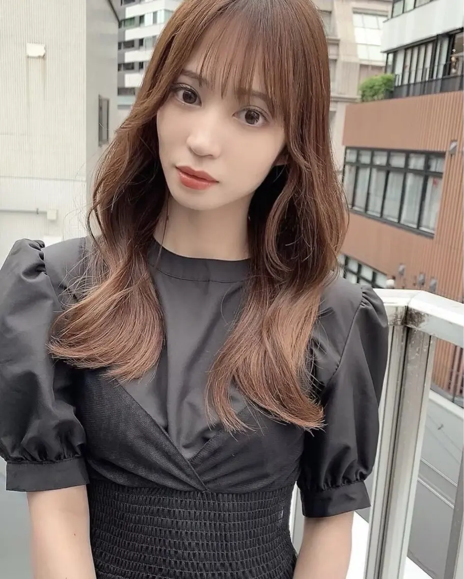 ロング カット ヘアカラー トリートメント zina浦和店✊🏻 西口5分🐤スズキのヘアスタイル