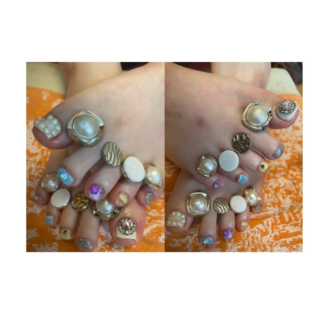 ネイル フットネイル ハート NAIL★M 真紀のネイルデザイン