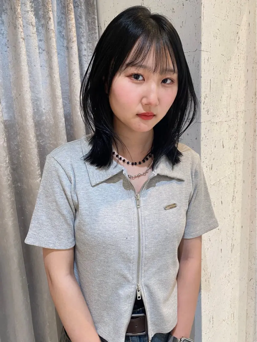 ミディアム カラー カット ヘアカラー トリートメント mai / linoah˚✧のヘアスタイル