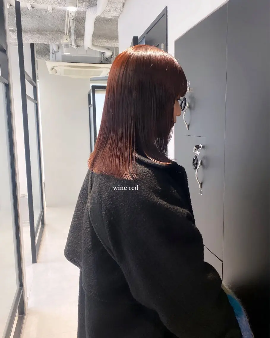 ミディアム カラー カット ヘアカラー マンツーマン半個室 tamuraのヘアスタイル