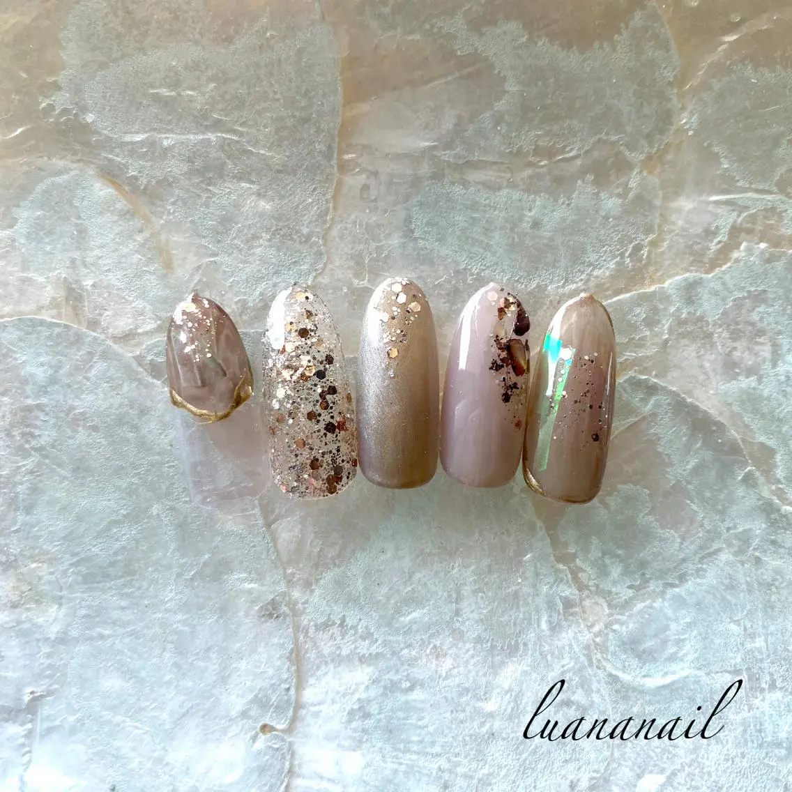 ネイル ニュアンスネイル luana nailのネイルデザイン