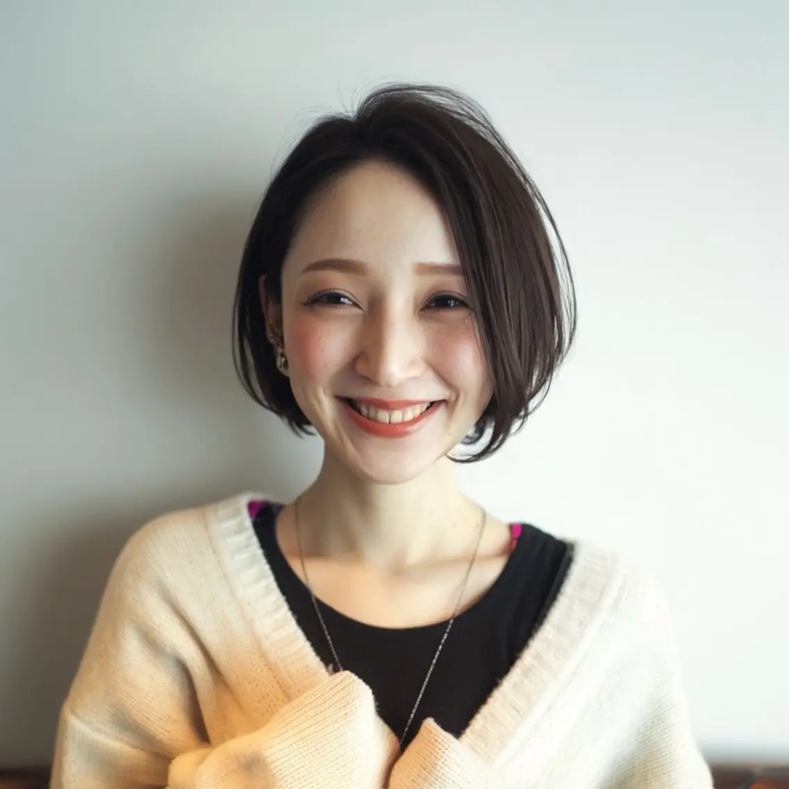 ショート ショートボブ 丸みショート ボブ 顔周りカット レイヤーカット カット ヘアカラー トリートメント 🌿京都丸みショート /小倉徒歩4分/多田のヘアスタイル