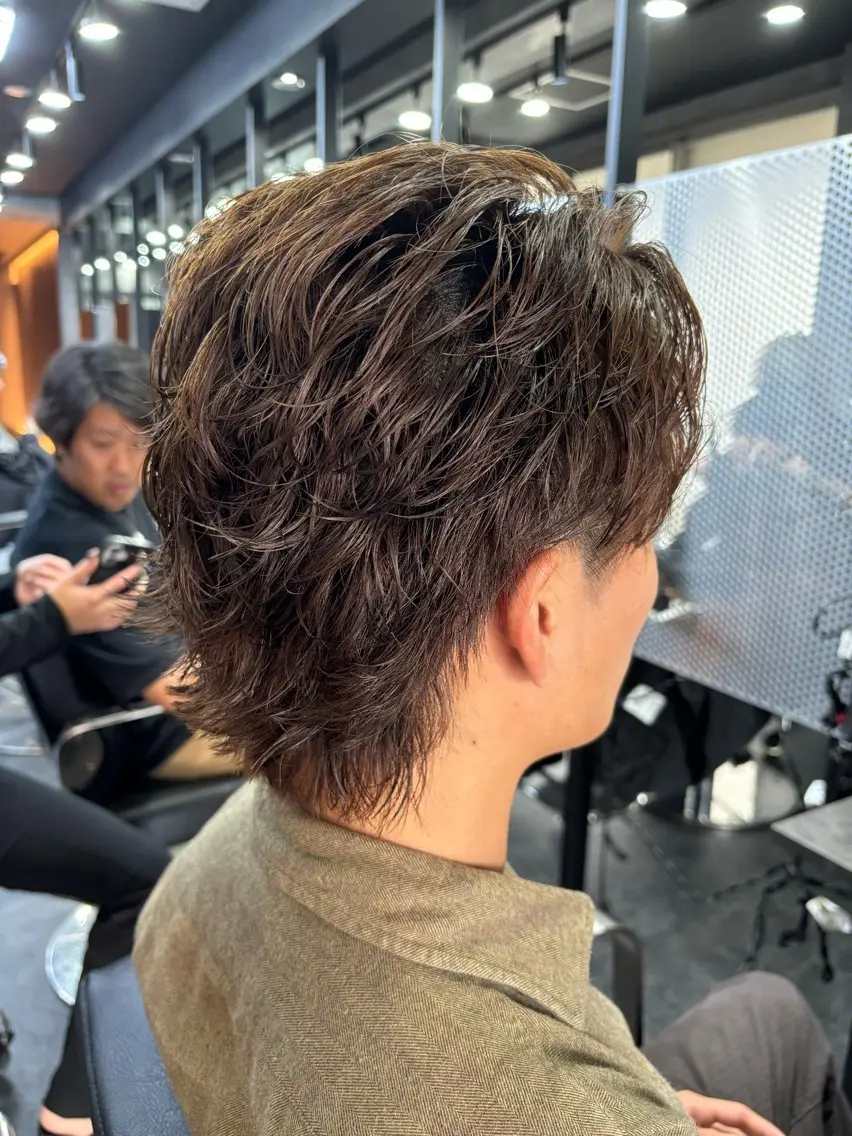 パーマ メンズ メンズパーマ ニュアンスパーマ カット パーマ 🔥メンズパーマ特化 高橋晴🔥のヘアスタイル