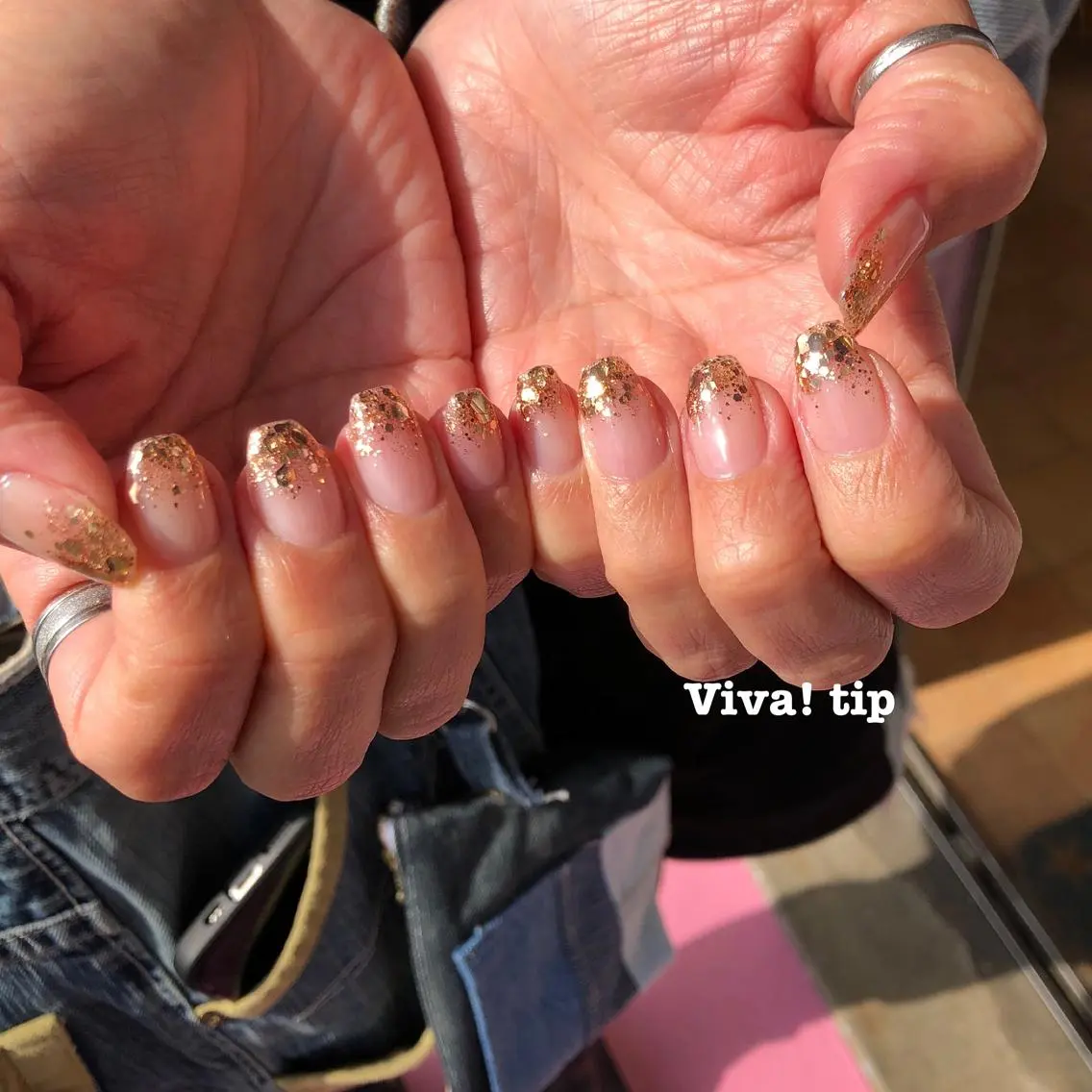 経験10年以上ネイリスト💅で腕があるのに地域最安値❕キラキラ✨ラメラメ✨グラデーションオフなしの写真