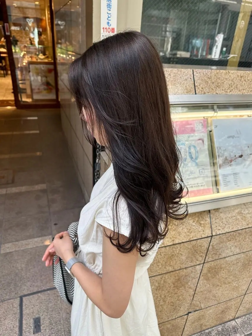 ロング カラー 栄/平日限定✨ REIRIのヘアスタイル