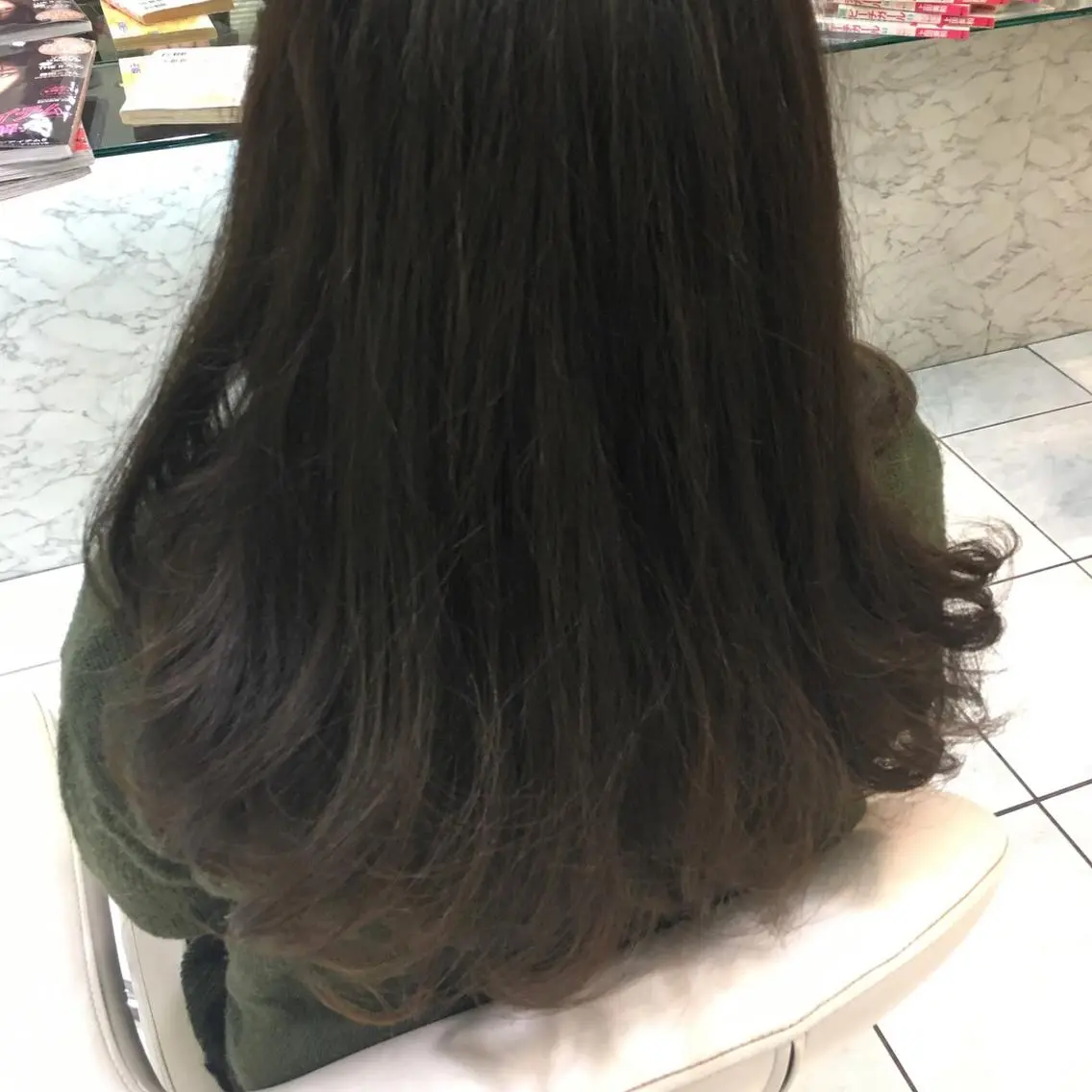 カラー グレージュ ハイライトカラー 落合孝臣/新潟駅南 /髪質改善のヘアスタイル